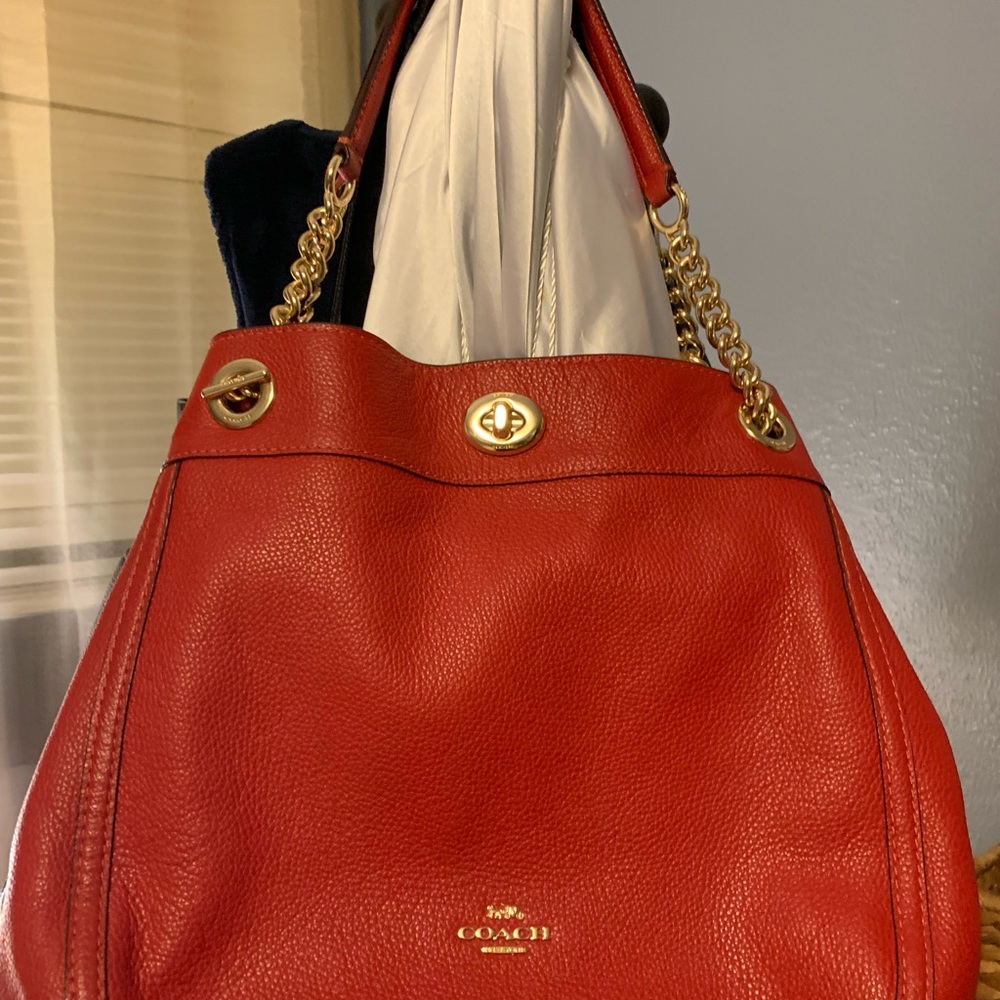 Coach Red Satchel bag
